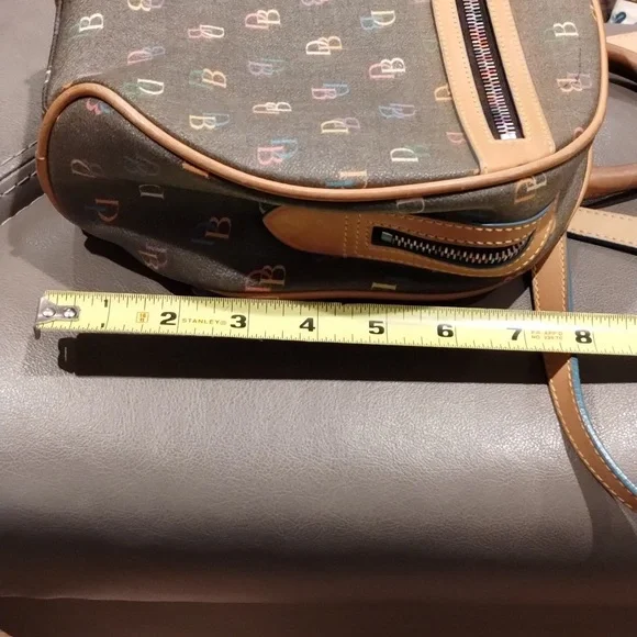Dooney & Bourke Backpack Vintage Multi Colored Rare - Picture 11 of 12